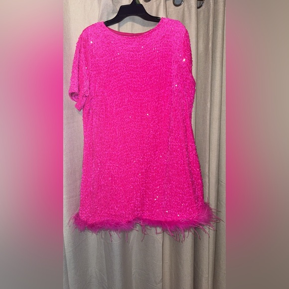 Fashion Nova Dresses & Skirts - Fashion Nova Hot Pink Sequin Mini Dress